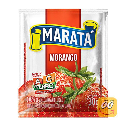 Suco em Pó de Morango Maratá 30g