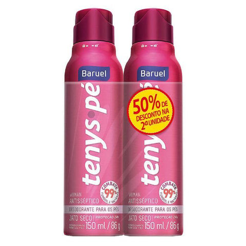 Tenys Pé Kit Femin. Baruel 2x150ml